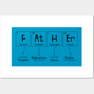 Periodic Table of Elements Father Posters and Art